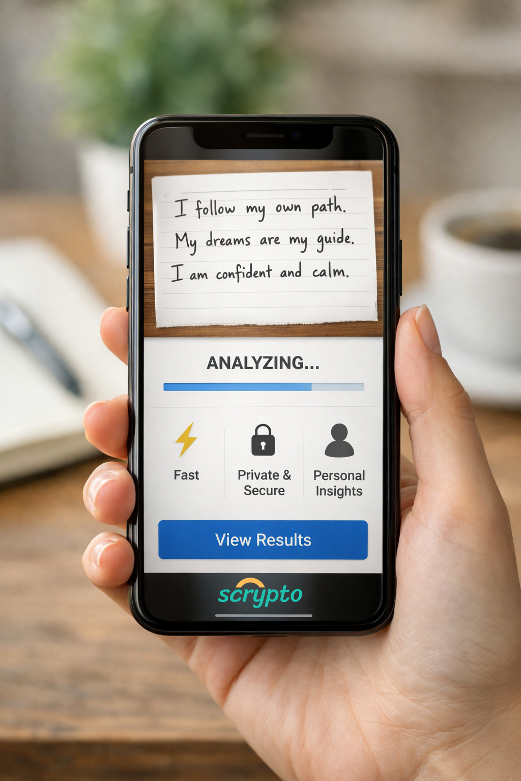 Digital graphology visual